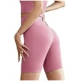 thumbnail image 5 of Kovlvoll Yoga Shorts for Women High Waisted Stretch Slim Fitting Casual Bottom Workout Short Leggings, 5 of 5