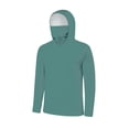thumbnail image 4 of HAOTAGS Men UPF 50+ Athletic Jackets,Sun Protective Breathable Moisture-Wicking Long Sleeve Fishing Workout Mint Green M, 4 of 9