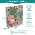 thumbnail image 3 of FORMRS 3 Ring Binder 1.5 inch with Pockets Clip Board 200 Sheets Capacity, Pink and White Cat, 3 of 8