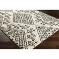 thumbnail image 6 of Surya Beni shag BSH-2311 79 x 108" Rectangle Fabric Rug in Black and Cream, 6 of 8