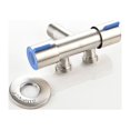thumbnail image 4 of Bathroom Washing Machine Faucet Double Handle Stainless Steel Cold Water Faucet, 4 of 6