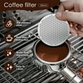 thumbnail image 3 of AEVXKHI 53mm Espresso Puck Screen, 0.7mm Thickness Puck Screen, 304 Stainless Steel Espresso Screen, Reusable Espresso Filter Screen for Espresso Portafilter Filter Basket, 3 of 11