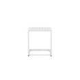 thumbnail image 3 of Pemberly Row Table d'Appoint Contemporaine à Cadre en Aluminium, Blanc, 3 of 5