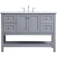 thumbnail image 4 of Elegant Decor Metropolis 48" Single Marble Top Bathroom Vanity in Gray, 4 of 16