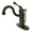 Oil Rubbed Bronze, variant on Kingston Brass KB1403BL Victorian Single-Handle Bathroom Faucet with Pop-Up Drain, Antique Brass