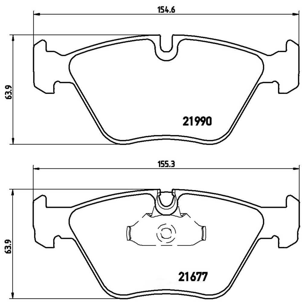 Brembo P06065 PRIME Low-Met Brake Pad Set