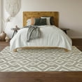 thumbnail image 6 of Addison Rugs Mayfield Washable Transitional Geometric Taupe Rectangle Rug, 8' x 10', 6 of 6