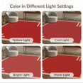 thumbnail image 7 of ODIKA 8'x10' Washable Area Rug Red Beige Minimalist Geometric Design Elegant Rectangular Layout with Modern Stripes for Dining Room, Large Office, Lounge, Non-Slip Chair-Friendly Mat, 7 of 7
