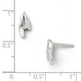 thumbnail image 2 of Primal Silver Sterling Silver Rhodium-plated Satin Diamond Earrings, 2 of 5
