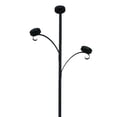 thumbnail image 1 of Langgg Triple Tree Topper Noir Élégant Support en Fer Structure Stable Restaurant Noir 90cm, 1 of 3