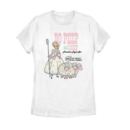 Toy Story Women's 4 Select Stores Bo Peep T-Shirt (Best Way To Store Shirts)