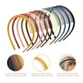 thumbnail image 2 of LinYooLi Plastic Hair Bands with Teeth, 10 Packs Thin Headbands for Women Girls Teens, Non Slip Hair Comb Head Bands Hair Accessories, 2 of 7