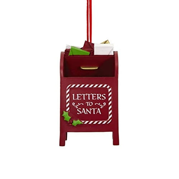 HMK Hallmark Santa Mailbox Tree Trimmer Ornament