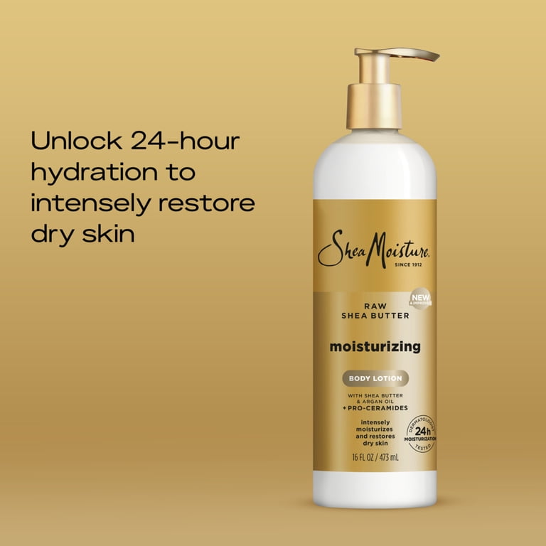 SheaMoisture Raw Shea Butter Moisturizing Body Lotion, 16 oz photo 3