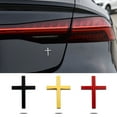 thumbnail image 2 of ROZYARD 3D Christ Crosses Badge Sticker Decal Adhesive Metal Crosses Decal Decoration Emblems Badges Sticker for Vehicle Truck, 2 of 11