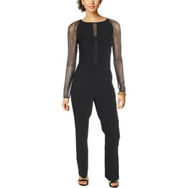 Lauren by Ralph Lauren Women's Mesh-Panel Jersey Jumpsuit (14