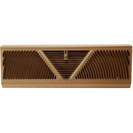 

18 Extended Height Brown Baseboard Register