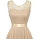 thumbnail image 4 of Vestido de cóctel sin mangas con estampado floral para mujer: elegante vestido de noche de dama de honor con abertura lateral para bodas y fiestas, 4 of 6