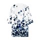 thumbnail image 5 of Cárdigan de mujer con estampado floral y mangas abullonadas, tipo kimono, holgado, de gasa, informal, sin límites, 5 of 5