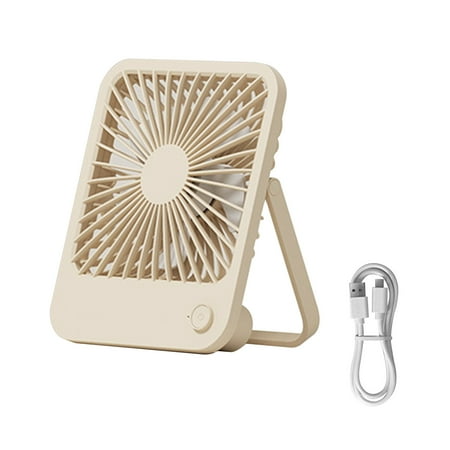 

4 Speeds Desk Fan Camping Portable Small Quiet Lightweight Battery Operated