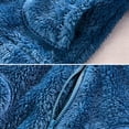 thumbnail image 5 of 1-7T Toddler Little Boys Girls Winter Warm Fleece Clothes 2Pcs Kids Casual Thick Plush Zipper Jacket Coat with Pockets + Solid Long Pant Set, 5 of 7