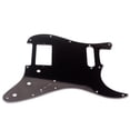 thumbnail image 2 of Plaque de Protection pour Guitare pour Pièces Strat HS Simple Humbucker 3 Plis Noir, 2 of 3