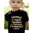 thumbnail image 1 of Stylish BLESSED BY GOD SPOILED BY MY GRANDMA... Print Crew Neck Short Sleeve T-shirt For Girls Summer, 1 of 6