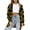 Yellow, variant on Meichang Shacket for Women Fall Loose Long Plaid Jacket Casual Lapel Button Down Coat Long Sleeve Shacket with Pocket