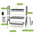 thumbnail image 6 of Large Capacity 2/3 Layer Dish Drying Rack,Over Sink Display Stand,Drainer Kitchen Supplies Shelf Holder,Dish Cup Drying Rack, 6 of 8