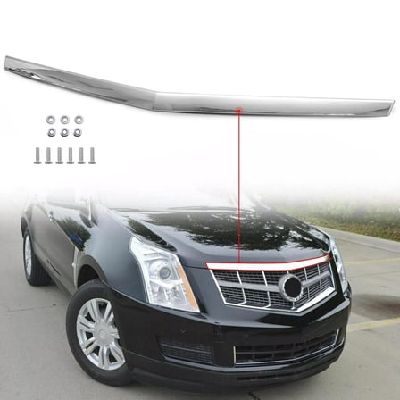 WaiRitoday Chrome Hood Molding Trim Moulding Compatible with Cadillac SRX 2010-2016 Replace 22774203