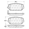 thumbnail image 2 of StopTech Performance Brake Pads, 2 of 4