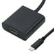 thumbnail image 1 of SatelliteSale USB Tipo C a Adaptador HDMI hembra PVC negro cordón SatelliteSale USB-C to Female HDMI Adapter, 1 of 5
