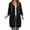 b-Black, variant on Long Hoodies for Women 2025 Fall Winter Long Sleeve Plain Zip Up Hooded Sweatshirt with Pockets Cardigan Jacket Coat