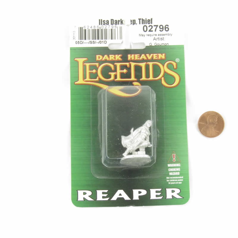 Reaper Miniatures Dark Heaven Legends 02796 Ilsa Darkstep Thief 