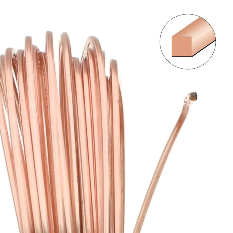14 Gauge Square Half Hard Copper Wire: Jewelry Making Supplies, Instructions