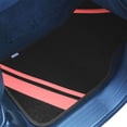 thumbnail image 4 of FH Group Carpet Liners Car Floor Mats with Faux Leather Stripes - Full Set, 4 of 5