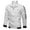 White, variant on Tejiojio Winter Clearance Men's Thin Jacket Casual Sports Windbreaker Hooded Solid Color Coat