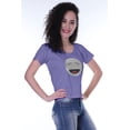 thumbnail image 2 of Moomaya T-shirt à Manches Courtes pour Femmes avec Col Rond, Écusson à Paillettes, Coupe Décontractée - B2, 2 of 7