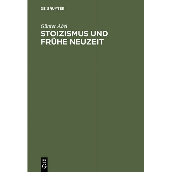 Stoizismus und Frühe Neuzeit (Hardcover)