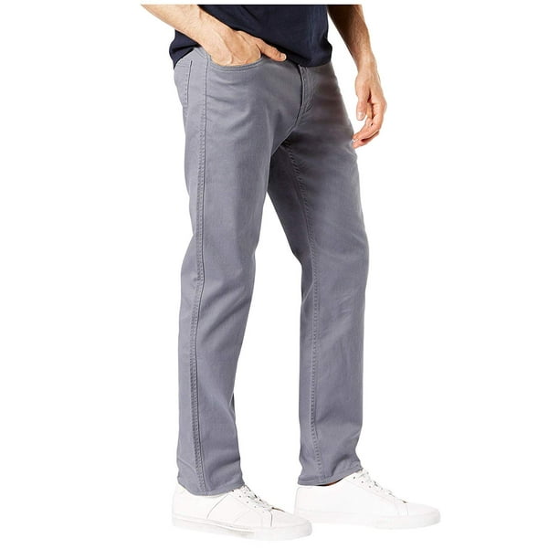 Dockers Slim Fit Jean Cut Stretch 2.0 Pants Burma Grey - Walmart.com