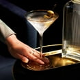 thumbnail image 3 of Viski Meridian Martini Glasses for Cocktail Party Gifts, 7.8 oz, Set of 2, 3 of 12