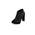 thumbnail image 1 of ZAPATILLA COLOR NEGRO DE PUNTA ABIERTA DE MATERIAL CON TEXTURA Mundo Terra 025156, 1 of 2