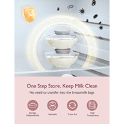 Momcozy Hands Free Breast Pump Mobile Flow | M9, App Control Portable Breast Pump M9, 24mm, 1 Pack, Gray