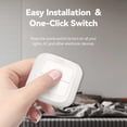 thumbnail image 3 of Tuya Zigbee 2 Gang Escena Botón Interruptor Remoto Panel Smart Home Vinculación Automatización Controlador Sence Zigbee Versión, 3 of 5