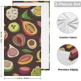 thumbnail image 2 of GZHJMY Avocado Soft Hand Towels, 2 Pcs Absorbent Bath Towel Decorative Fingertip Towels for Bathroom Gym Spa Hotel Beach Swimming Pool,14.4"x 28.3", 2 of 7