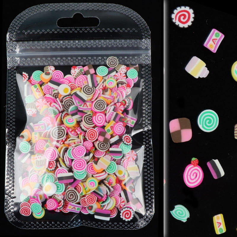 10g Polymer Clay Fake Candy Sweets Simulation Creamy Sprinkles Phone Shell/ JT 