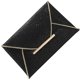 thumbnail image 3 of Durable PU Coin Purse Envelope Bag for Storage Use Black Small Wallet Woman Handbag 4.5 Inches, 3 of 4