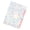Blue, variant on Flower Print File Folder 6 Pockets Expanding Document Organiser Sorting Folder