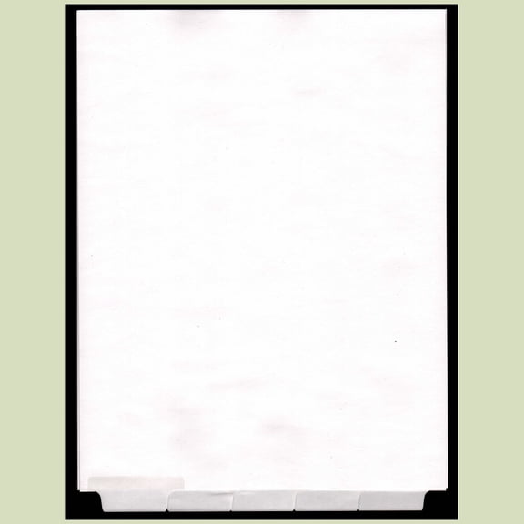 Exhibitindexes® Blank Bottom 1/5th Division Tabs