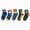 Black, variant on Zuwimk 5 Pairs Non Slip Kids Toddler Baby Socks with Grips Boys Girls Cotton Ankle Socks Multi Colors(Khaki,3-5 Years)